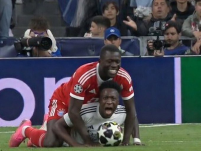 dayot upamecano vinicius baise ldc ligue des champions bayern munich real madrid 2-1