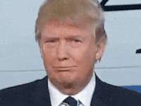 trump donald surpris surprise etonne choque choc wtf what maga gif debat hein etonnement knifos