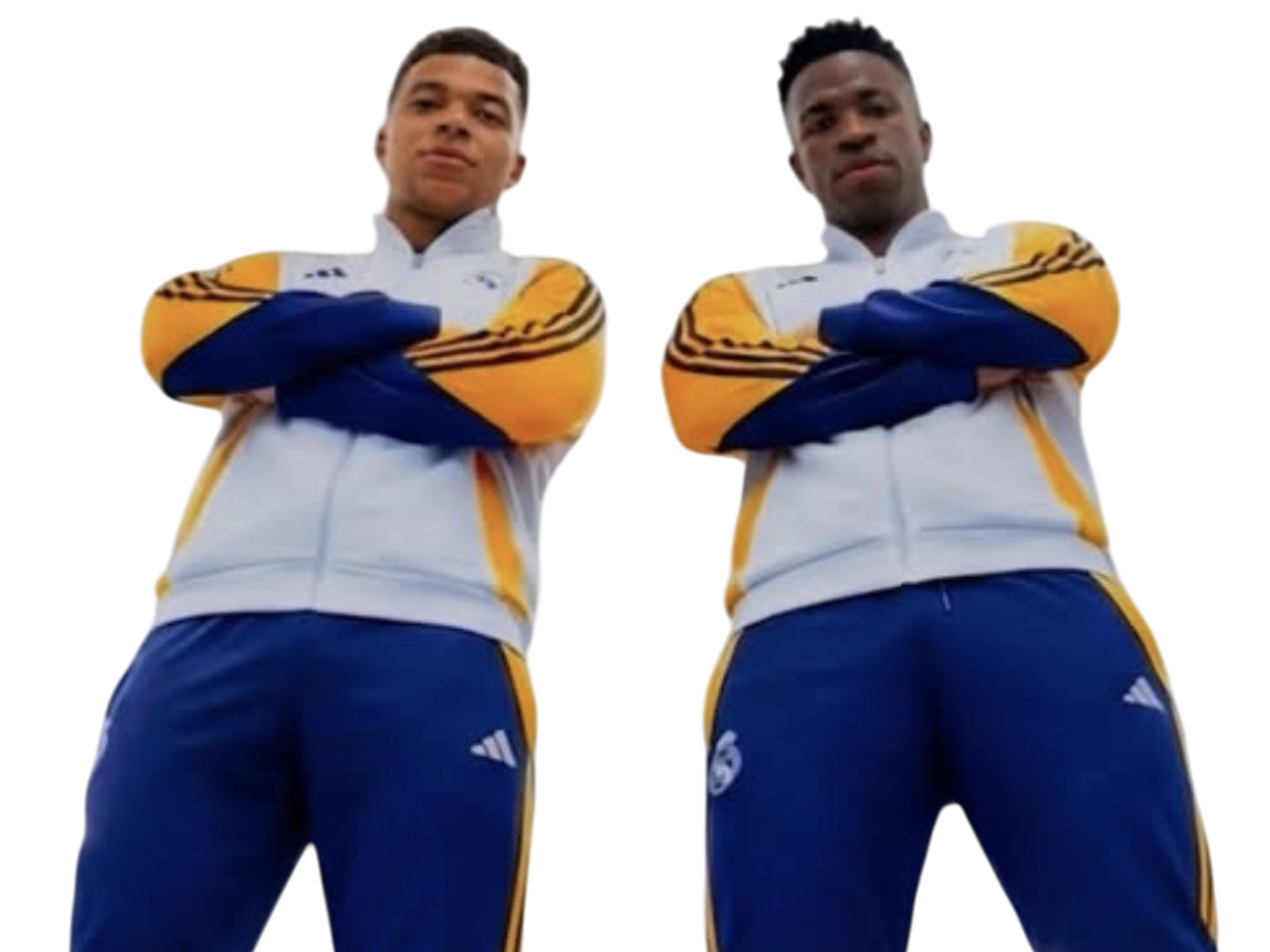 kylian mbappe vinicius jr junior photo instagram contre-plongee contreplongee contre plongee de haut real madrid