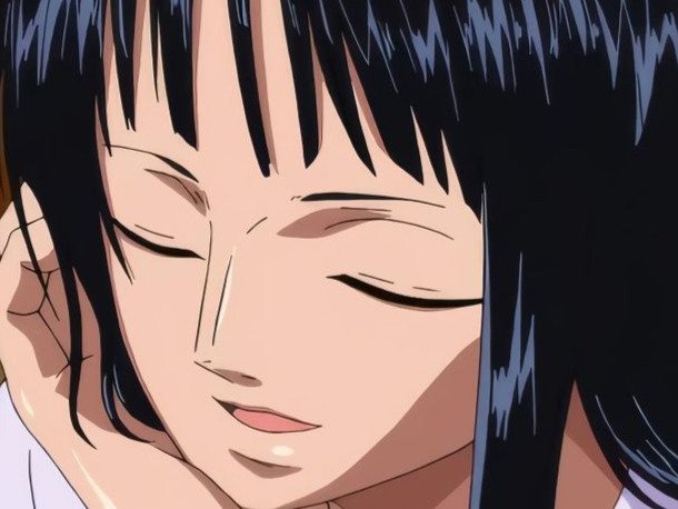 nico robin one piece ninon cheveux noir yeux bleu fic bloop