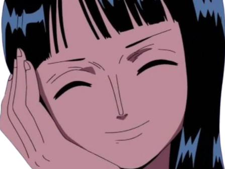 nico robin one piece ninon cheveux noir yeux bleu fic bloop