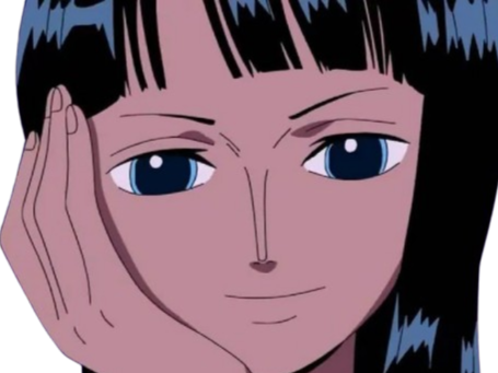 nico robin one piece ninon cheveux noir yeux bleu fic bloop