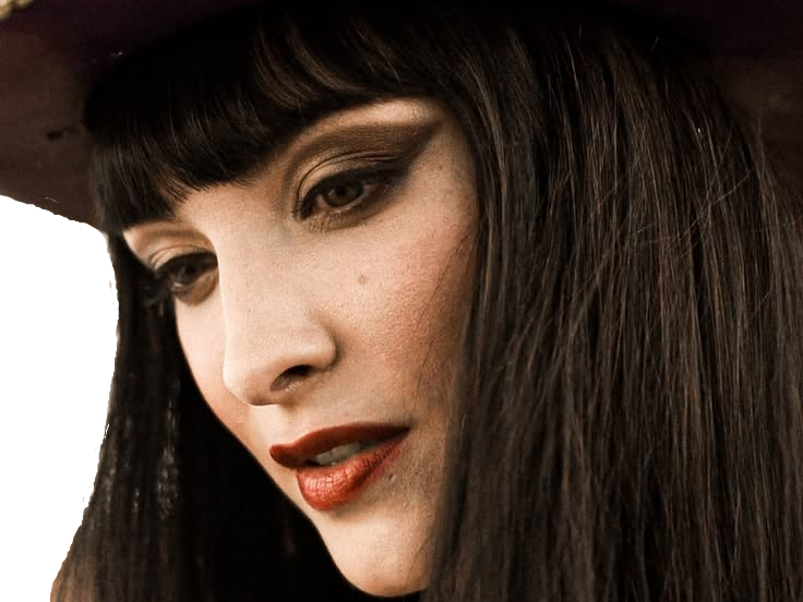 lera abova one piece live action nico robin chapeau cheveux noir cuir fic bloop