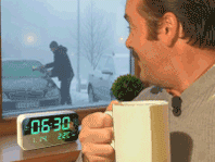 wake alarm alert snooze digit hang dring ding dong cloche mana tot bed nap aube