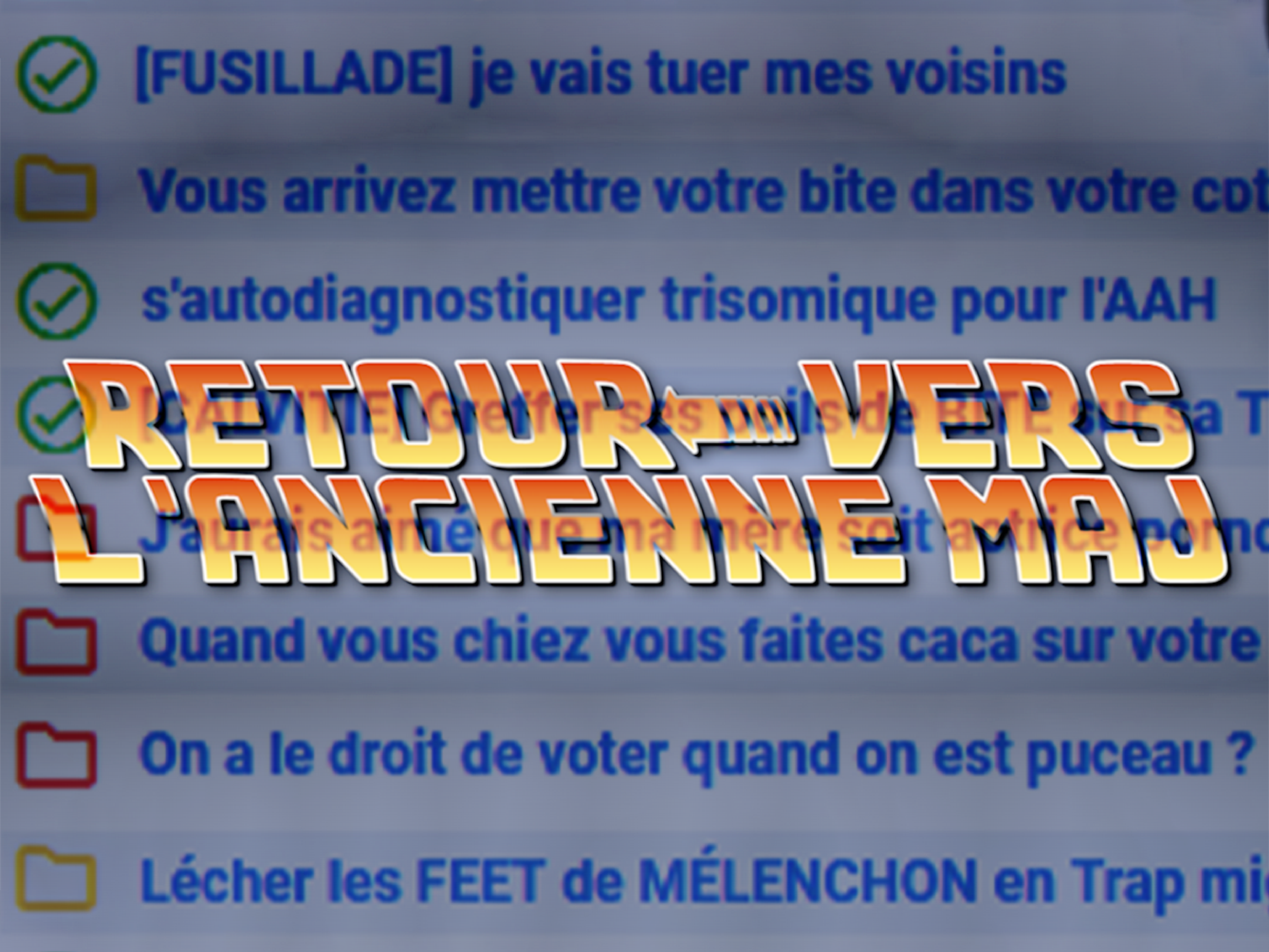 maj topic forum post jvc rvlf retour vers le futur 2026