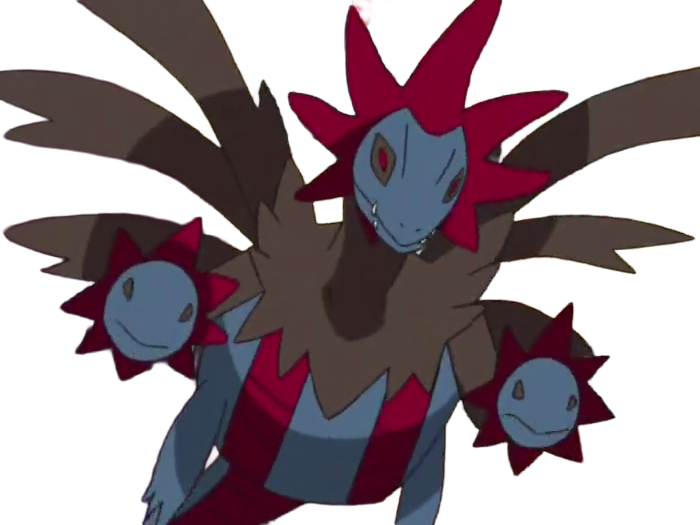 trioxhydre hydreigon sazandora pokemo pkm anime jeu type tenebres dragon 5g unys brutal