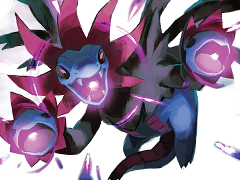 trioxhydre hydreigon sazandora pokemo pkm anime jeu type tenebres dragon 5g unys brutal