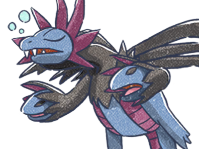 trioxhydre hydreigon sazandora pokemo pkm anime jeu type tenebres dragon 5g unys brutal