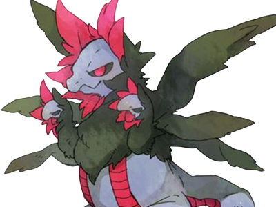 trioxhydre hydreigon sazandora pokemo pkm anime jeu type tenebres dragon 5g unys brutal