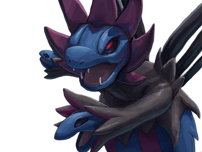 trioxhydre hydreigon sazandora pokemo pkm anime jeu type tenebres dragon 5g unys brutal