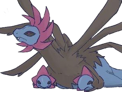 trioxhydre hydreigon sazandora pokemo pkm anime jeu type tenebres dragon 5g unys brutal