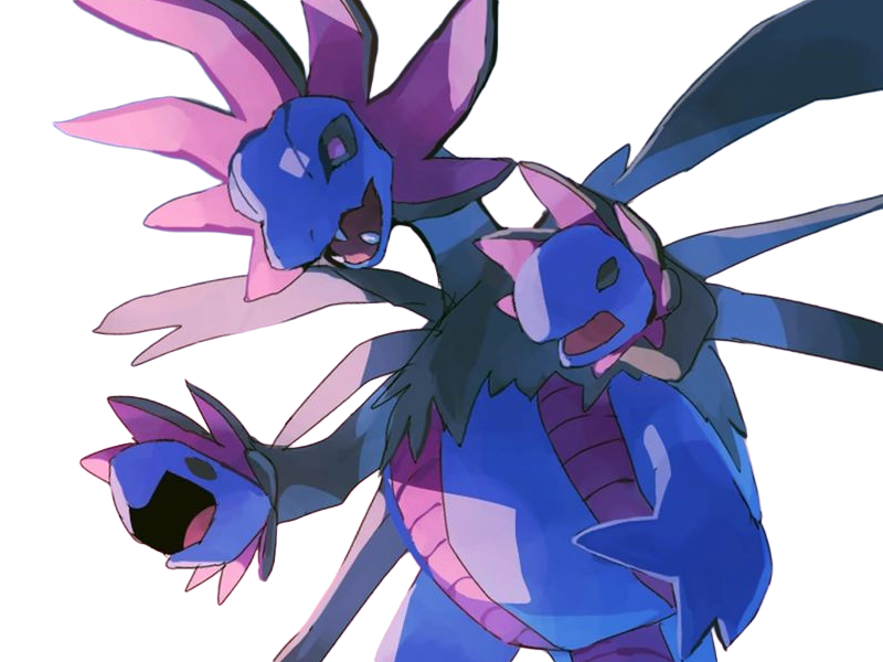 trioxhydre hydreigon sazandora pokemo pkm anime jeu type tenebres dragon 5g unys brutal