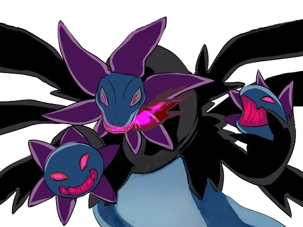 trioxhydre hydreigon sazandora pokemo pkm anime jeu type tenebres dragon 5g unys brutal