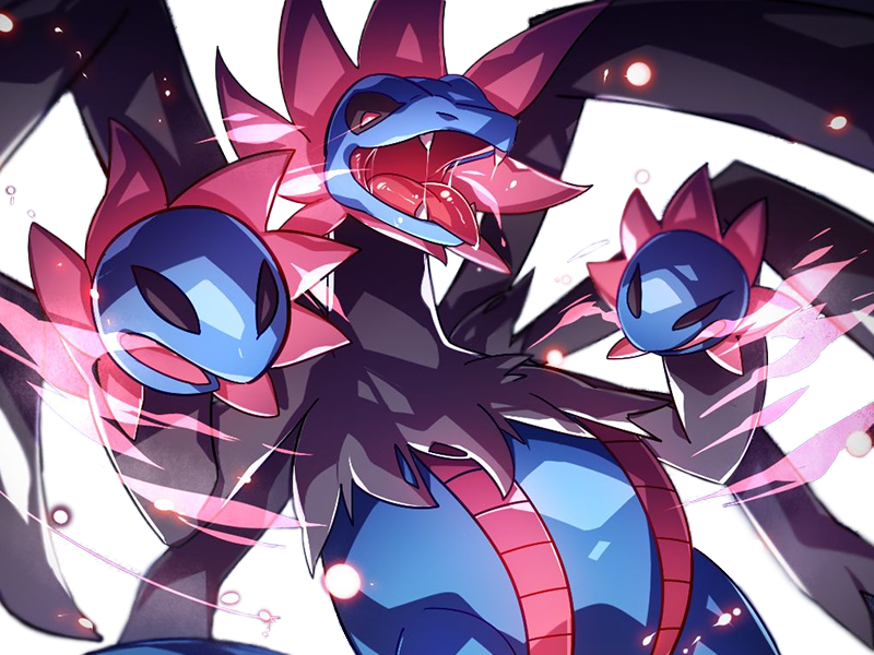 trioxhydre hydreigon sazandora pokemo pkm anime jeu type tenebres dragon 5g unys brutal