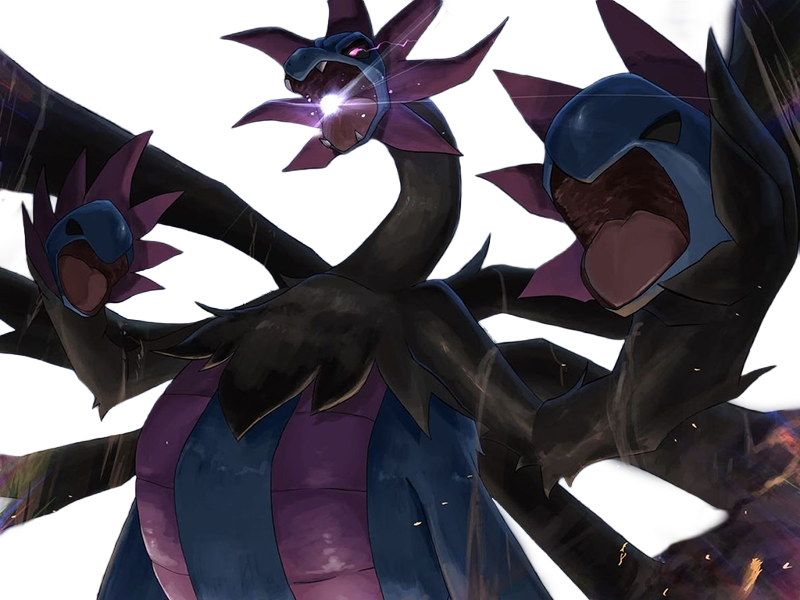 trioxhydre hydreigon sazandora pokemo pkm anime jeu type tenebres dragon 5g unys brutal