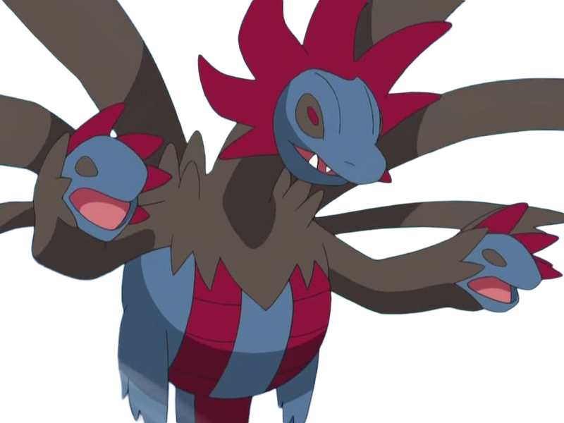 trioxhydre hydreigon sazandora pokemo pkm anime jeu type tenebres dragon 5g unys brutal