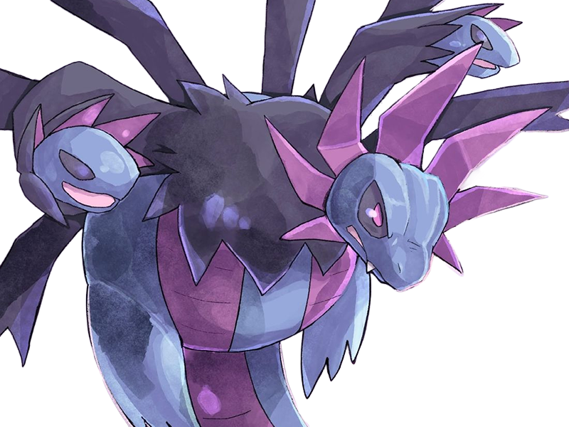 trioxhydre hydreigon sazandora pokemo pkm anime jeu type tenebres dragon 5g unys brutal