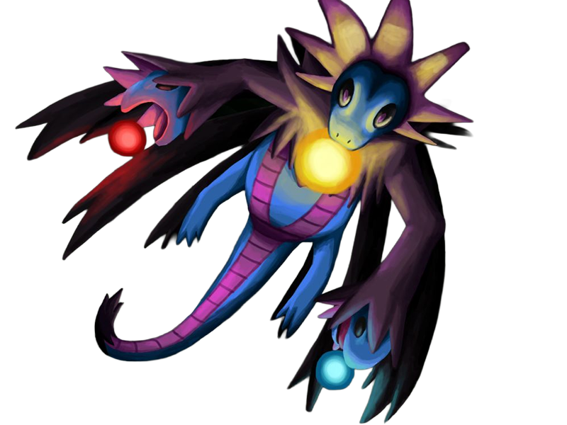 trioxhydre hydreigon sazandora pokemo pkm anime jeu type tenebres dragon 5g unys brutal