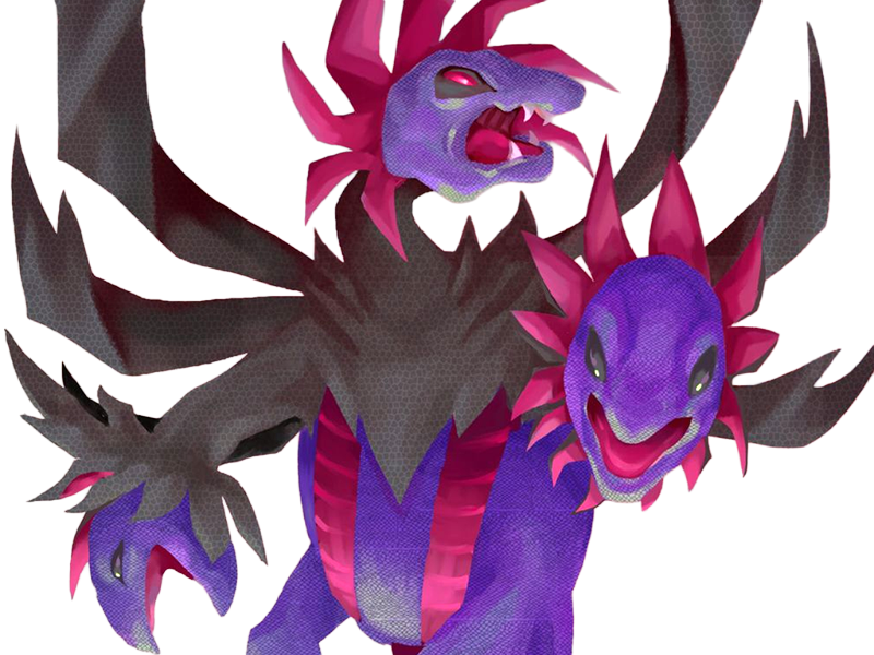 trioxhydre hydreigon sazandora pokemo pkm anime jeu type tenebres dragon 5g unys brutal
