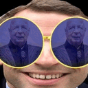 macron davos danse nothing eat the bugs klaus schwab lunettes bleus golem gelem