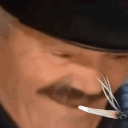 risitas marlou vieux briscard fume cigarette danse zinzin crazy fou chapeau