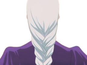 mei mei-mei jjk cheveux blanc yeux violet tresse ade adelaide vizard fic bloop