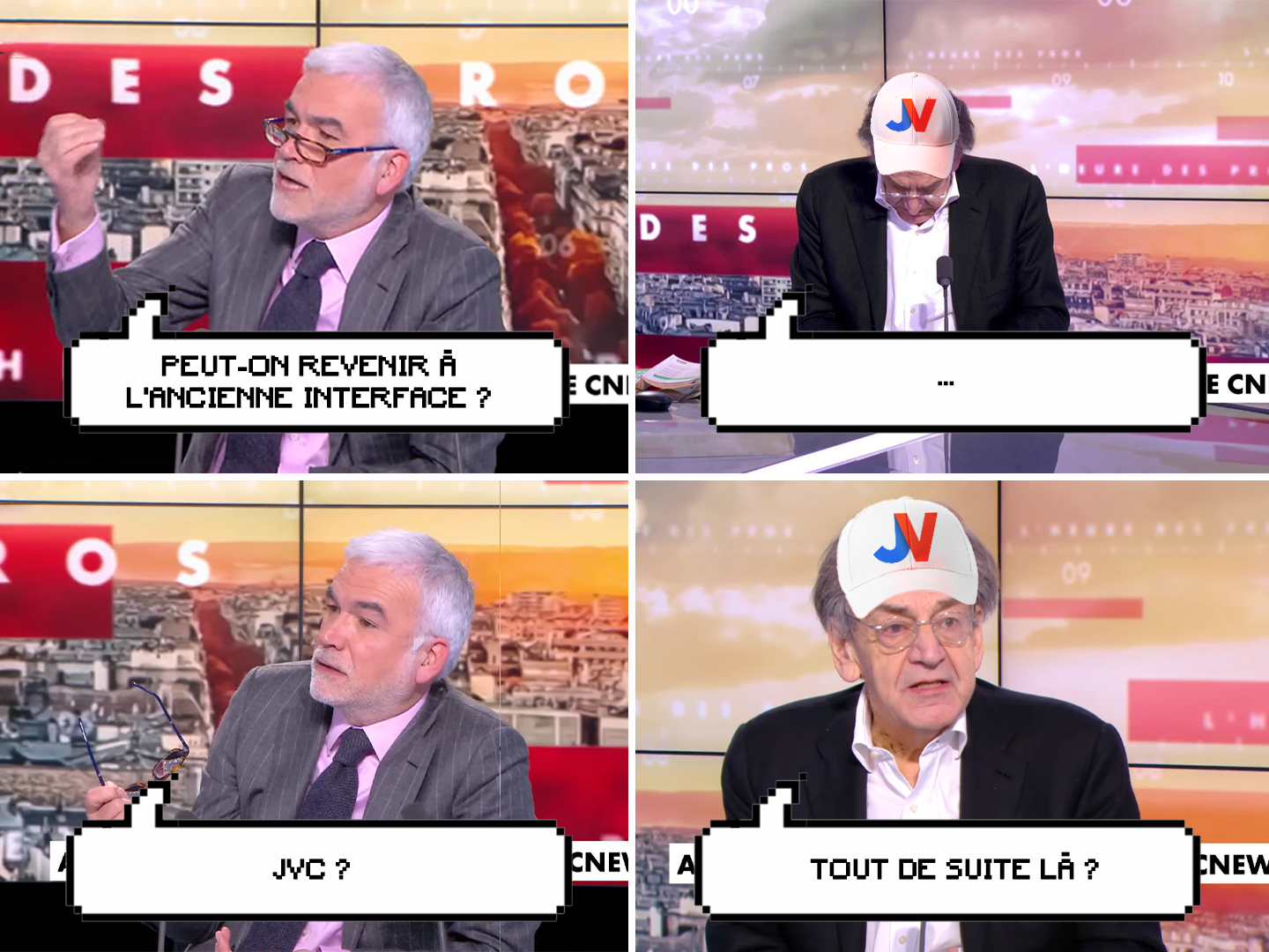 praud pascal alain finkielkraut journaliste tv emission politique philosophe commence hdp cnews jvc maj interface