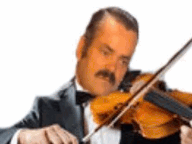 costume triste risitas violon musique