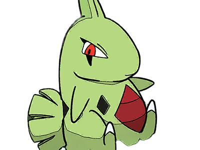 embrylex larvitar yogiras pokemon pkm anime jeu type roche sol 2g johto peaupierre
