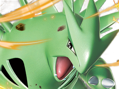 tyranocif tyranitar bangiras pokemon pkm anime jeu type roche tenebres 2g johto armure