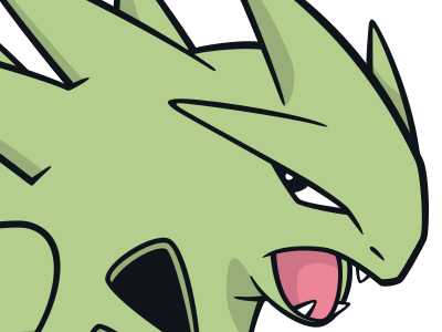 tyranocif tyranitar bangiras pokemon pkm anime jeu type roche tenebres 2g johto armure