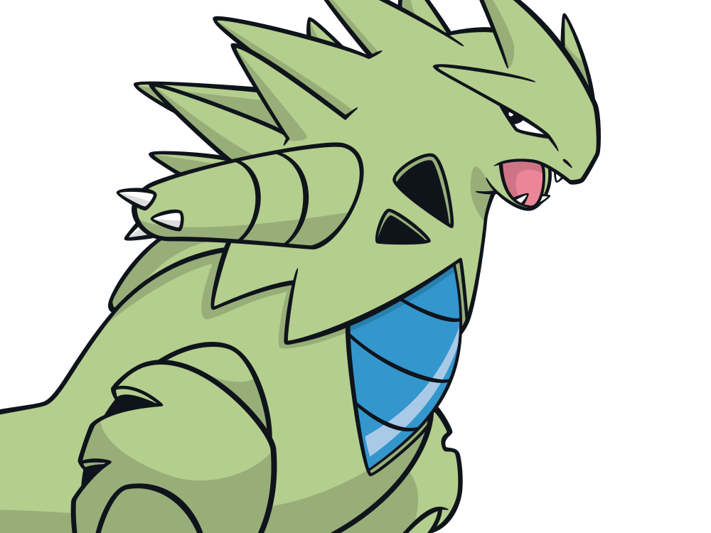 tyranocif tyranitar bangiras pokemon pkm anime jeu type roche tenebres 2g johto armure