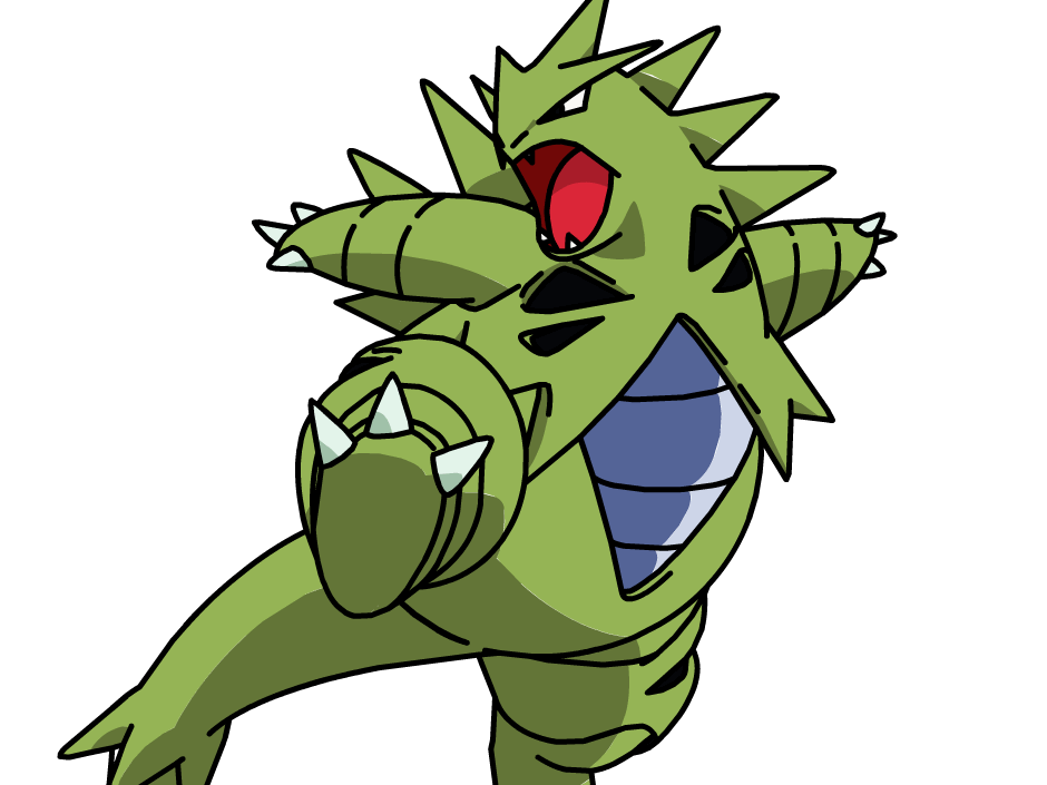 tyranocif tyranitar bangiras pokemon pkm anime jeu type roche tenebres 2g johto armure