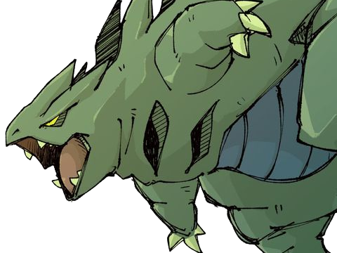 tyranocif tyranitar bangiras pokemon pkm anime jeu type roche tenebres 2g johto armure