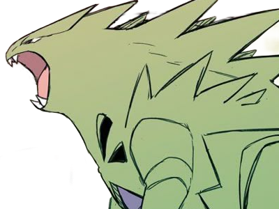 tyranocif tyranitar bangiras pokemon pkm anime jeu type roche tenebres 2g johto armure