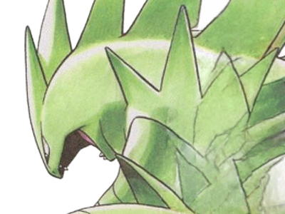 Sticker tyranocif tyranitar bangiras pokemon pkm anime jeu type roche tenebres 2g johto armure par Dark-63