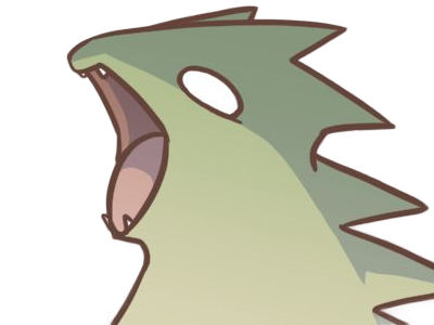 Sticker tyranocif tyranitar bangiras pokemon pkm anime jeu type roche tenebres 2g johto armure par Dark-63