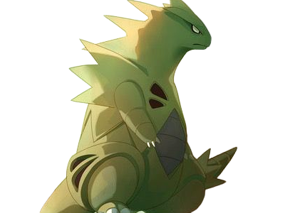 Sticker tyranocif tyranitar bangiras pokemon pkm anime jeu type roche tenebres 2g johto armure par Dark-63