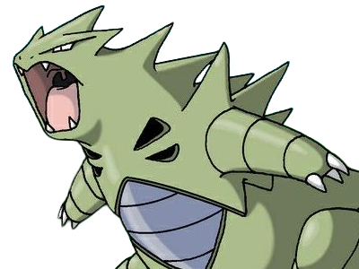 Sticker tyranocif tyranitar bangiras pokemon pkm anime jeu type roche tenebres 2g johto armure par Dark-63