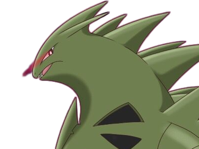 Sticker tyranocif tyranitar bangiras pokemon pkm anime jeu type roche tenebres 2g johto armure par Dark-63