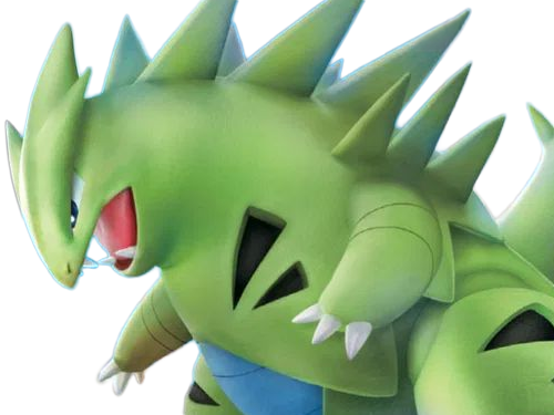 Sticker tyranocif tyranitar bangiras pokemon pkm anime jeu type roche tenebres 2g johto armure par Dark-63