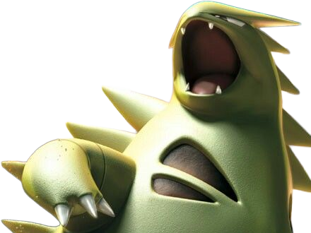Sticker tyranocif tyranitar bangiras pokemon pkm anime jeu type roche tenebres 2g johto armure par Dark-63