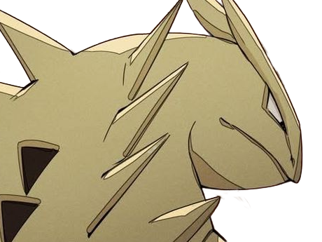 Sticker tyranocif tyranitar bangiras pokemon pkm anime jeu type roche tenebres 2g johto armure par Dark-63
