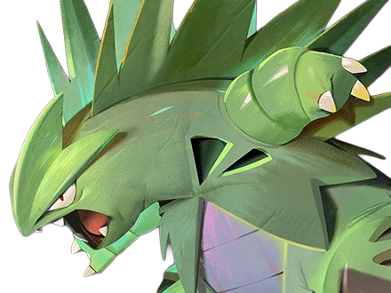 Sticker tyranocif tyranitar bangiras pokemon pkm anime jeu type roche tenebres 2g johto armure par Dark-63