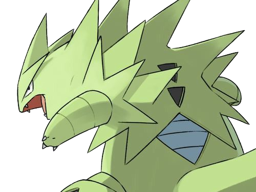 Sticker tyranocif tyranitar bangiras pokemon pkm anime jeu type roche tenebres 2g johto armure par Dark-63