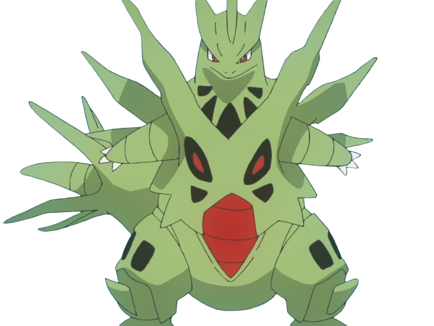 mega-tyranocif mega tyranocif tyranitar bangiras pokemon pkm anime jeu type roche tenebres 2g johto armure