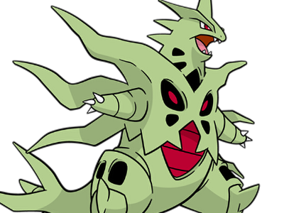 mega-tyranocif mega tyranocif tyranitar bangiras pokemon pkm anime jeu type roche tenebres 2g johto armure