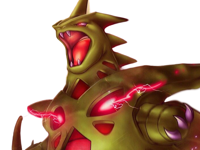 mega-tyranocif mega tyranocif tyranitar bangiras pokemon pkm anime jeu type roche tenebres 2g johto armure
