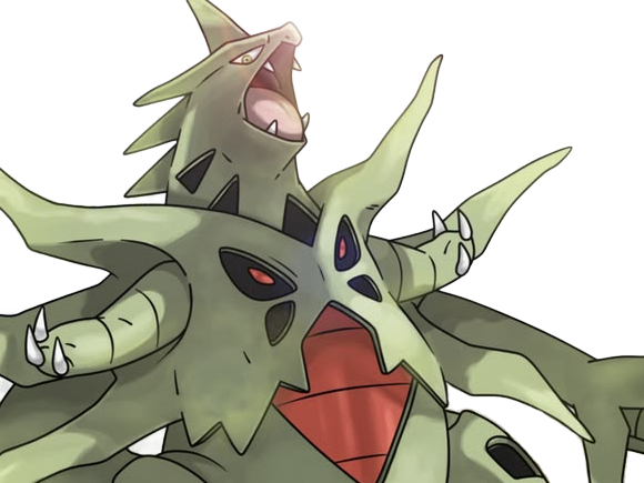 mega-tyranocif mega tyranocif tyranitar bangiras pokemon pkm anime jeu type roche tenebres 2g johto armure