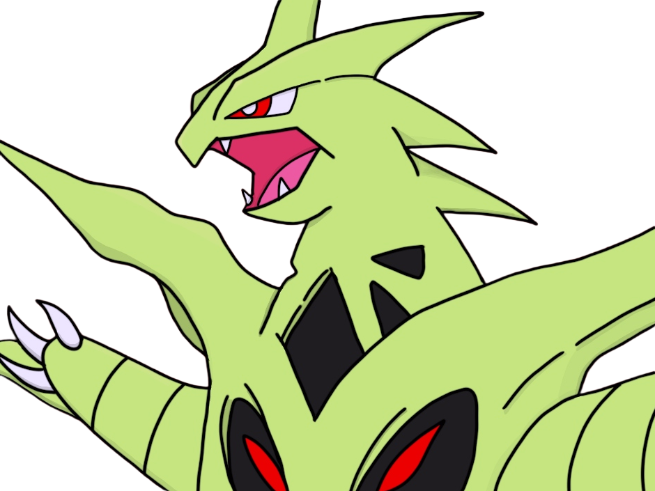 mega-tyranocif mega tyranocif tyranitar bangiras pokemon pkm anime jeu type roche tenebres 2g johto armure